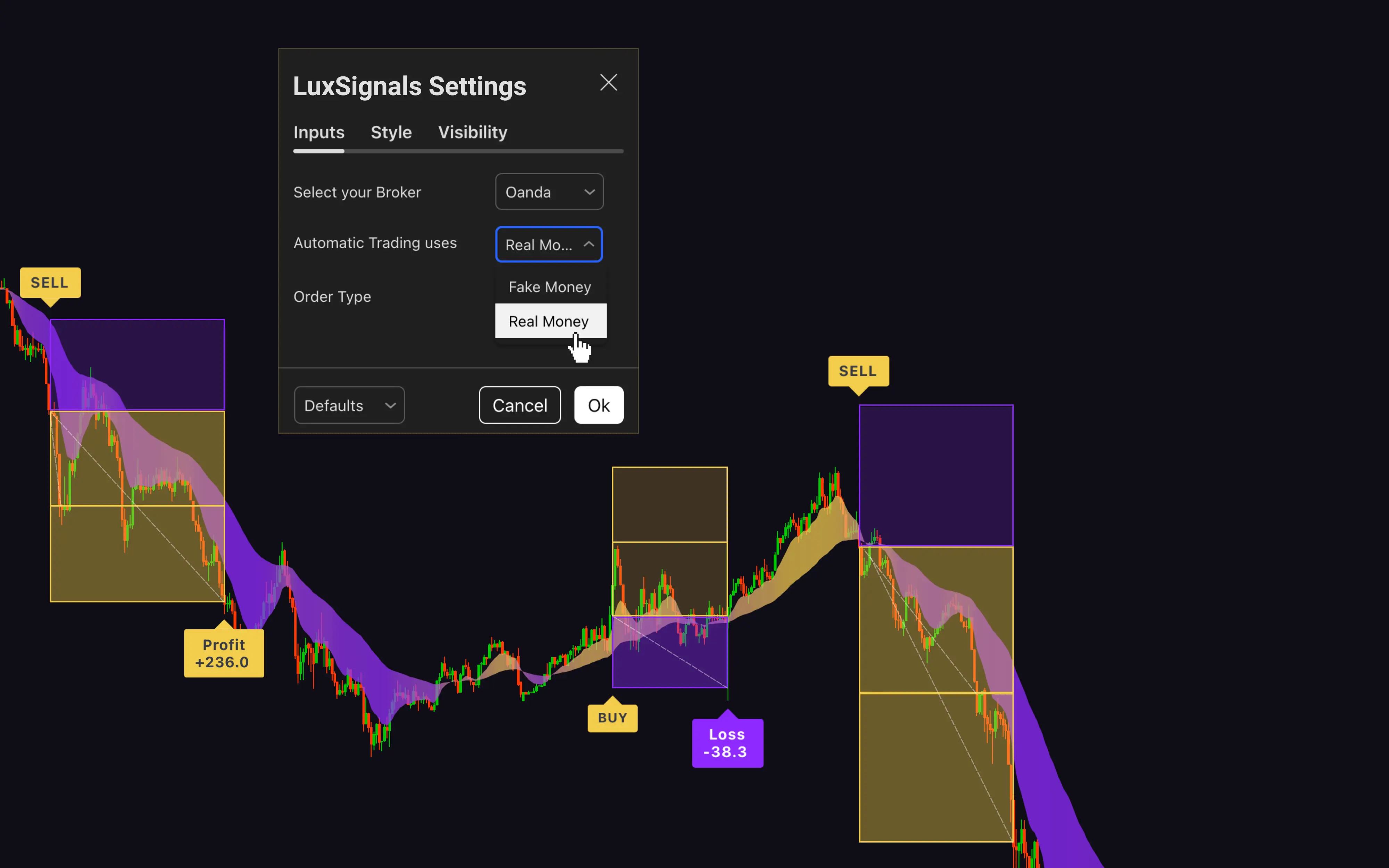 Enable automated trading
